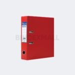 Ordner A4 Bambi 1011 - 75mm PVC Blue Cyber dengan 24 pilihan warna, rado dan finger ring untuk penyimpanan dokumen standar internasional