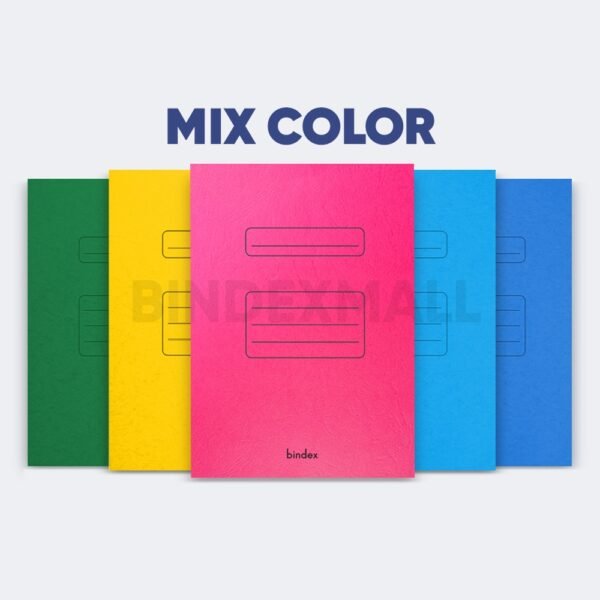 Bindex Paper Stopmap Folio Tebal 180 Gsm Mix Color Isi 50 Pcs Original