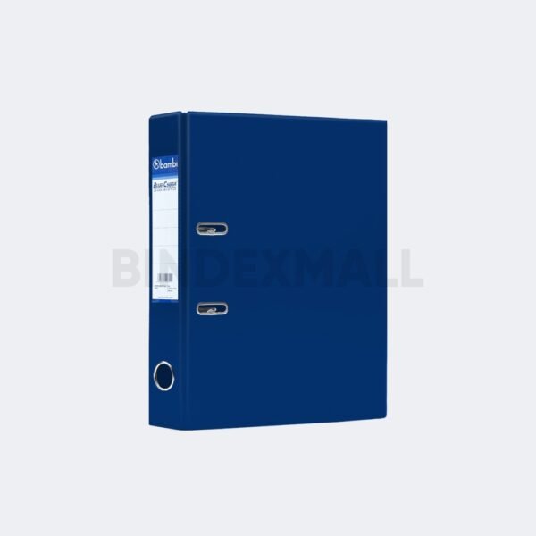 Ordner A4 Bambi 1015 - 50mm PVC Blue Cyber dengan 24 pilihan warna, rado dan finger ring untuk penyimpanan dokumen standar internasional medium size