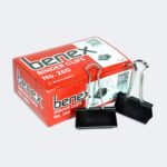 Binder Clip Jumbo Benex 51 mm No 260 penjepit kertas kapasitas 150 lembar isi 12 pcs