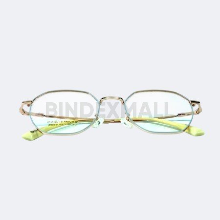 Frame kacamata titanium rose gold bambi 23333-RG original unisex premium quality