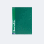 Bambi PP Spring Quotation Folder Business File Map Dokumen Transparent Original