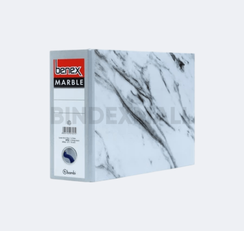 Benex Marble White Lever Arch File Ordner Voucher Jumbo Size 75 mm Original