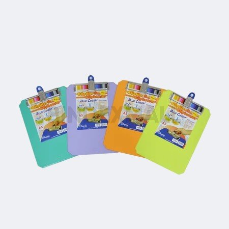 Clipboard A5 Bambi file holder dengan wire clip dan hanger hole 21 pilihan warna original