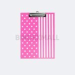 Clipboard PVC A4 Bambi Star Action dengan paper laminating doff semua warna original