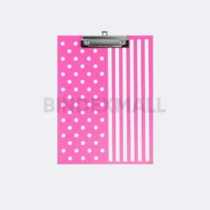 Clipboard PVC A4 Bambi Star Action dengan paper laminating doff semua warna original