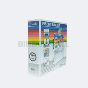Bambi PVC Insert Ring Binder A4 3 Ring Type D All Color Jumbo Size 50 mm Original