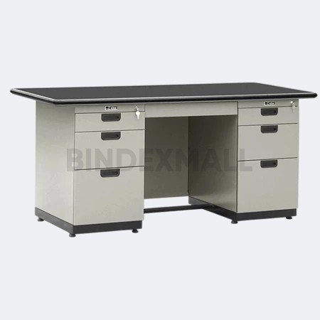 Bambi Meja Kerja Metal Tipe Pedestal Desk Standard Office Original