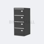 Bambi Lemari Arsip Besi 4 Laci Premium Filing Cabinet FC kode LK-104