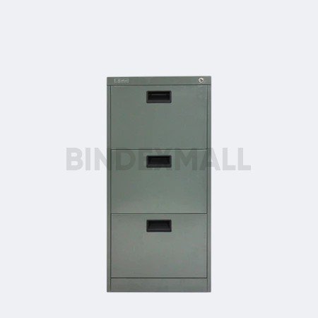 Bambi Lemari Arsip Besi 3 Laci Premium Filing Cabinet FC kode LK-113