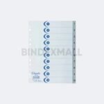 Bambi Isi Binder A4 Divider & Indexes Pembatas Kertas Binder Edisi Numberic Index 1-10 with Multiholes Rigid Original