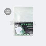 Bambi Document Pocket Sheet Protector Folio 10 Lembar 0.1mm Transparent Sleeve