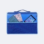 Tas dokumen folio bambi zeta original 3 kompartemen dengan push lock dan resleting