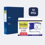 1 Dus Bindex Ecology Lever Arch File Ordner Folio Medium Size 50 mm Original