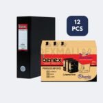 1 Dus Benex Labela Lever Arch File Ordner Folio Jumbo Size 75 mm
