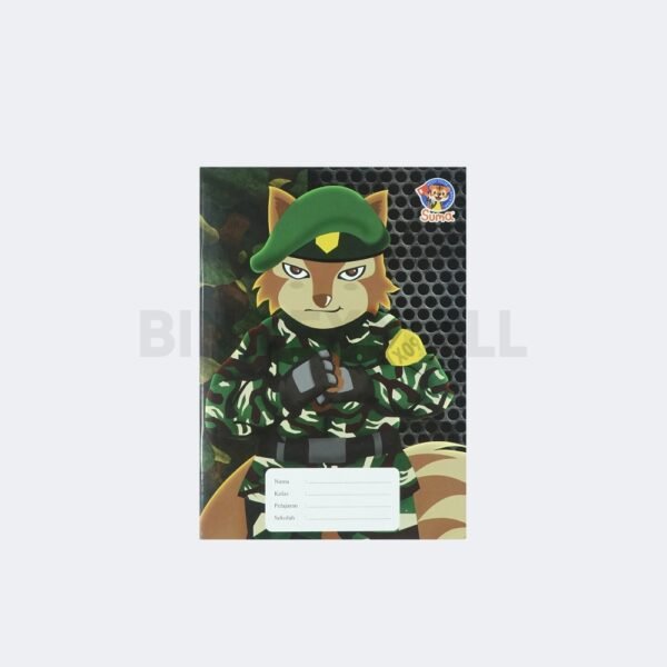Bambi x Suma Buku Tulis Profesi Army Isi 38 Lembar 70 Gram Original