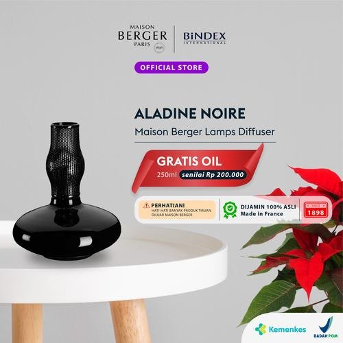 Signature Lamp Aladine Noire Maison Berger