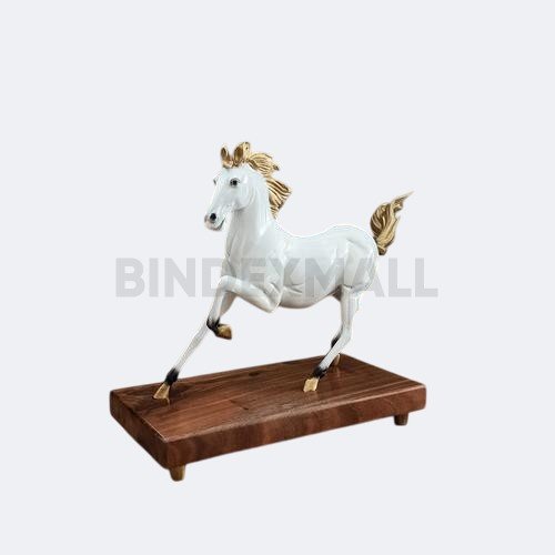 Hancraft Dekorasi Pajangan Prosperity Horse Statue Figurine