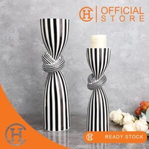 Dekorasi Pajangan Black & White Stripes Creative Ornaments