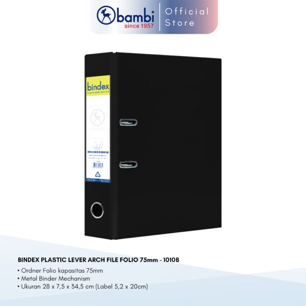 Ordner Bindex Plastik Lever Arch File Folio 75mm All Color Original