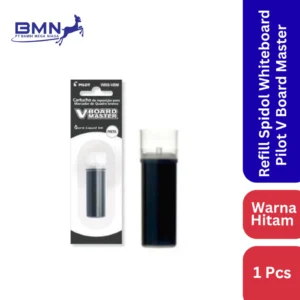 Refill Spidol Whiteboard Pilot V Board Master Hitam, tinta cair untuk isi ulang spidol
