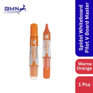 Spidol Whiteboard Pilot V Board Master Orange dengan desain ergonomis dan tinta cair berkualitas tinggi