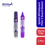 Spidol Whiteboard Pilot V Board Master Ungu dengan desain ergonomis dan tinta cair berkualitas tinggi