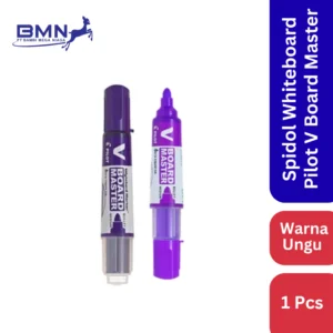 Spidol Whiteboard Pilot V Board Master Ungu dengan desain ergonomis dan tinta cair berkualitas tinggi