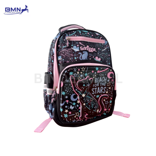 Tas Sekolah Smiggle Reach The Stars Motif Galaxy Bintang Original