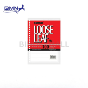 Kenko loose leaf A5 isi 100 lembar kertas binder halus tidak mudah tembus tinta untuk catatan sekolah kuliah dan kerja