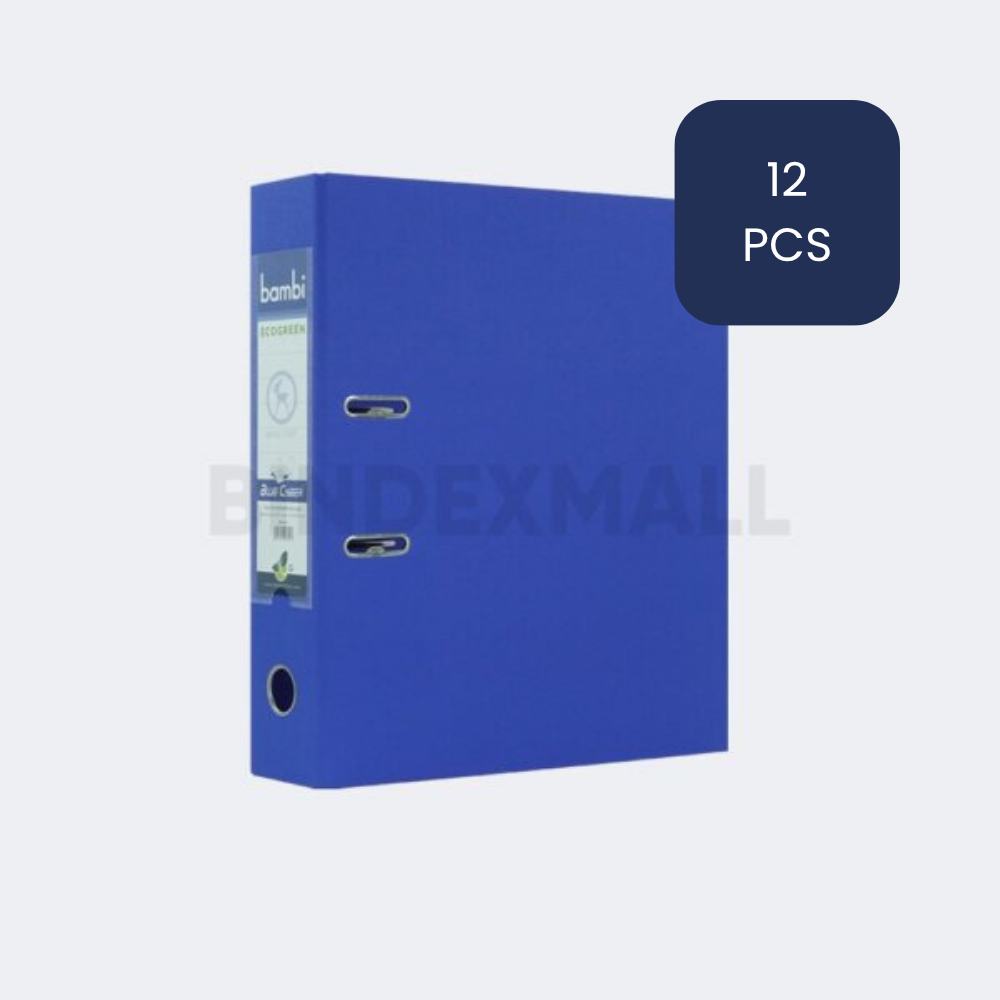 1020 Dus-12 Bambi PP Eco Friendly Lever Arch File Ordner Folio All Color Jumbo Size 75 mm Original
