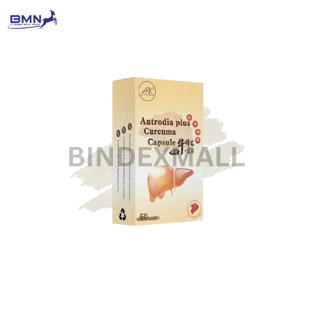 Antrodia Plus Curcuma Capsules 1 Antrodia Plus Curcuma Capsules 60 Kapsul Herbal Detox & Anti-Inflamasi