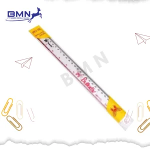 Penggaris 30 cm Butterfly plastik bening transparan original untuk pelajar dan mahasiswa