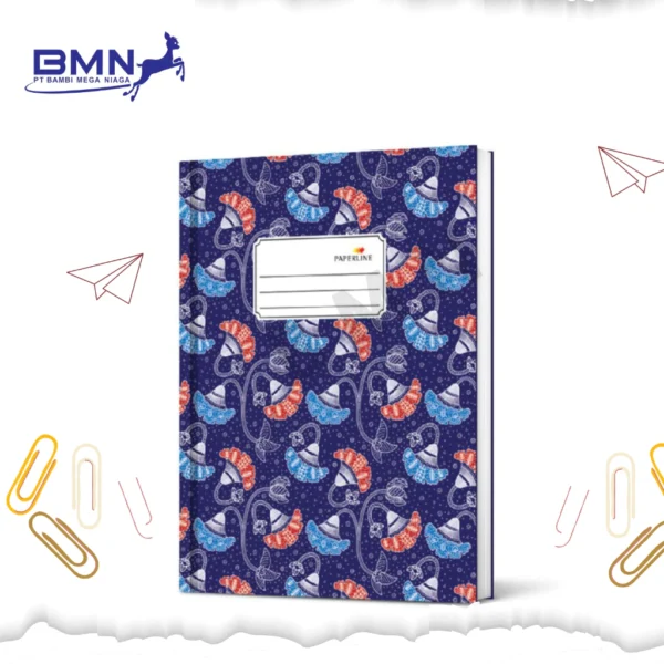 Buku kas Paperline quarto 100 lembar original untuk pencatatan keuangan harian