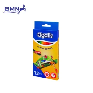 Pensil Warna 12 Agatis Premium Warna Cerah untuk Anak dan Dewasa