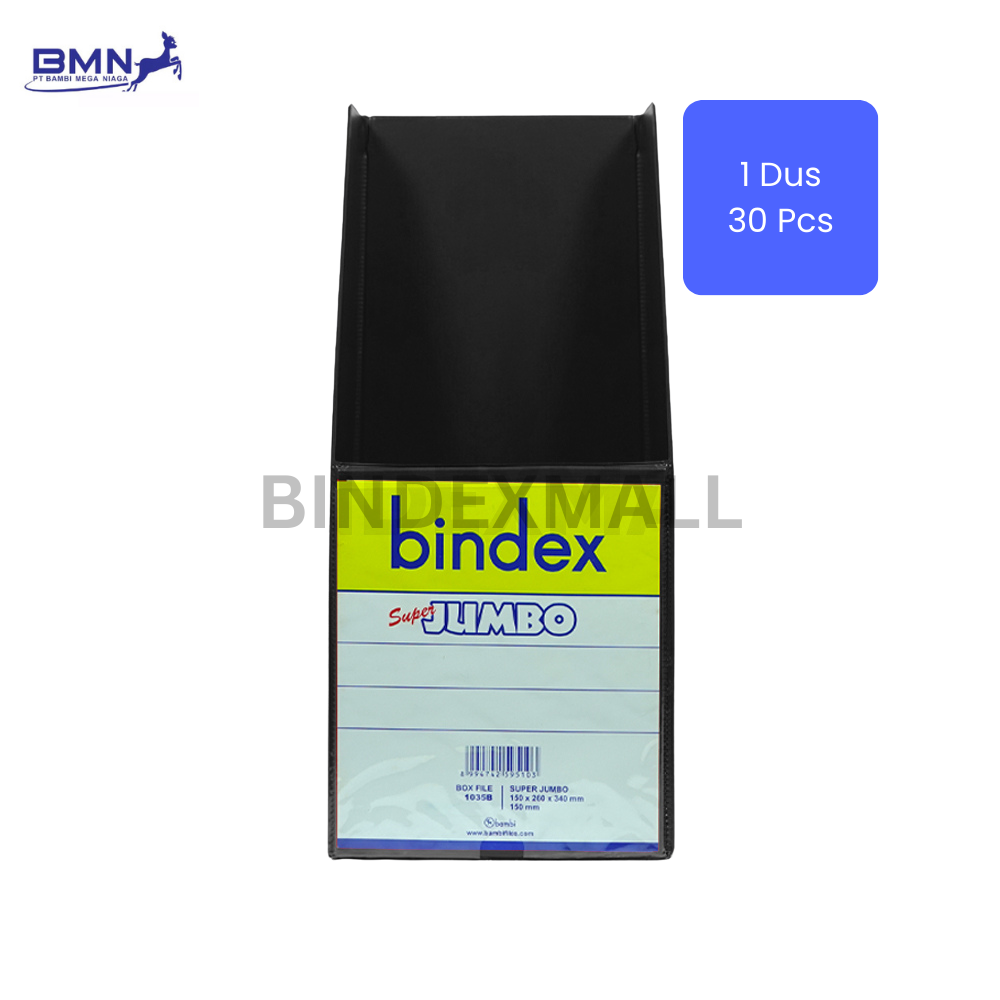 1035B 1 dus Box File Jumbo Bindex Magazine 150mm Extra Big Size All Color 1 Dus 30 pcs Original