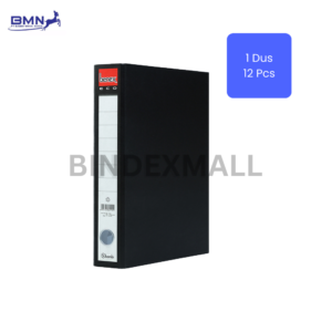 Ordner folio Benex Eco 50mm Blue Cyber dengan lubang finger ring dan label sablon untuk penyimpanan dokumen kantor ramah lingkungan