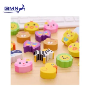 Penghapus karakter lucu Bambi mini pack dengan desain colorful untuk anak sekolah