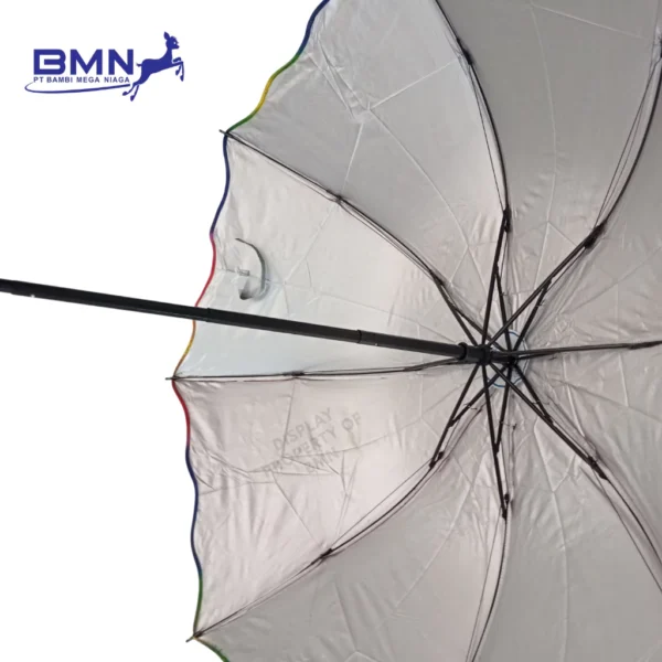 Payung lipat anti UV Bambi x Nagoya warna Dark Blue premium dengan perlindungan radiasi matahari