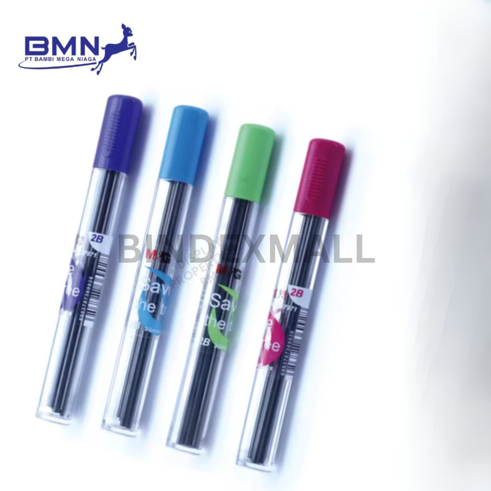 Isi Pensil Mekanis 2B 2 Isi pensil mekanis M&G diameter 2.0mm kekerasan 2B exam grade untuk clutch pencil