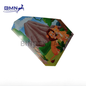 box file bergambar singa tampak samping