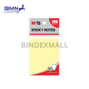 Sticky notes warna warni M&G ukuran 76x51mm dengan perekat kuat untuk memo tempel dan catatan reminder serbaguna