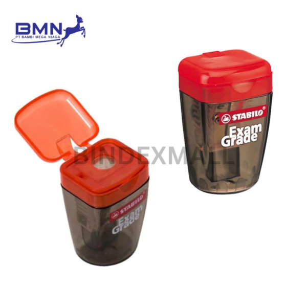 2 buah Rautan Pensil Stabilo Medium Exam Grade Original