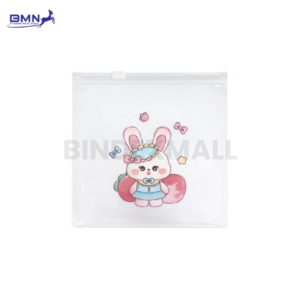 Pouch lucu Annuals Cute Rabbit A6 dengan desain kelinci imut dan zipper berkualitas