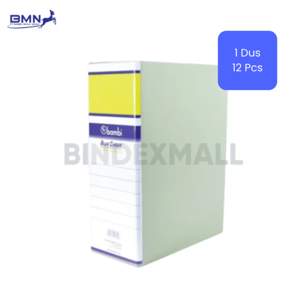 Bambi Pipe Binder Folio EXTRA JUMBO SIZE 100 mm With Full Spine 4 Colour Labels 1070