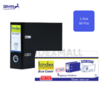 ordner voucher 777 warna hitam paket grosir