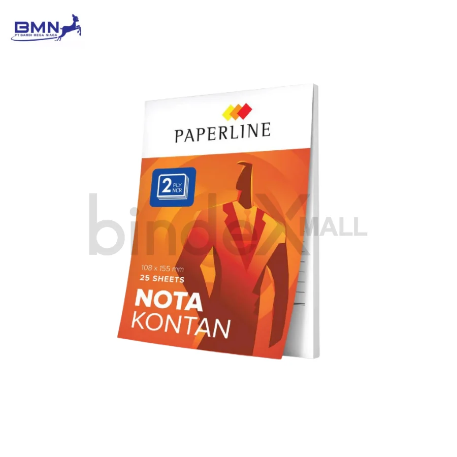 Note kontan 1 Nota kontan Paperline K2 NCR dua rangkap tanpa karbon untuk toko dan UMKM