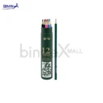 Pensil warna anak M&G Hexagon set 12 warna non toxic dalam kemasan tabung praktis