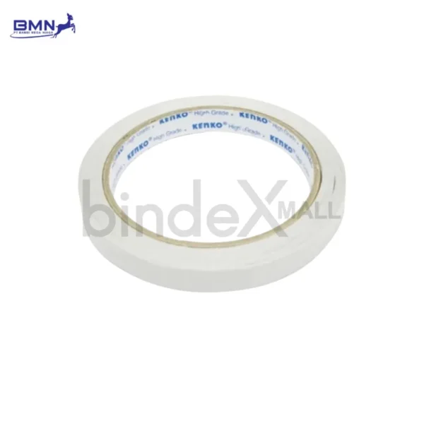 Double tape Kenko ukuran 1/2 inch 12mm perekat dua sisi untuk kantor scrapbook dan kerajinan