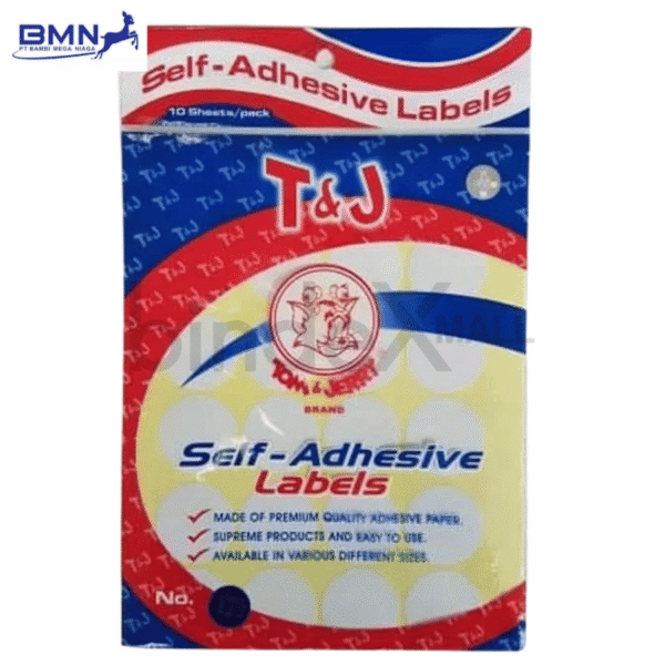 Stiker label bulat Tom and Jerry kode 118 diameter 28mm untuk kemasan produk premium dan luxury branding